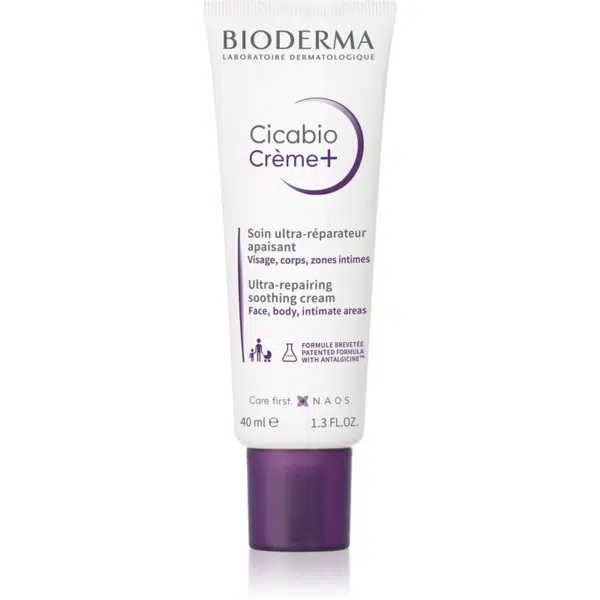 Bioderma Cicabio Créme+ upokojujúca a obnovujúca starostlivosť na liečbu jaziev 40 ml