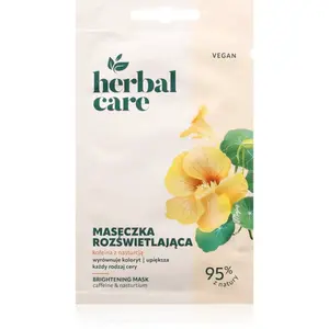 Farmona Herbal Care Caffeine & Nasturtium rozjasňujúca maska na tvár, krk a dekolt 1 ks