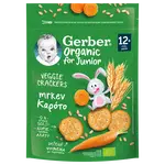 GERBER Organic Junior Veggie krekry s mrkvou 100 g