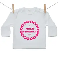 Boodyy Tričko s dlhým rukávom Malá bikerka 98 (2-3 roky)