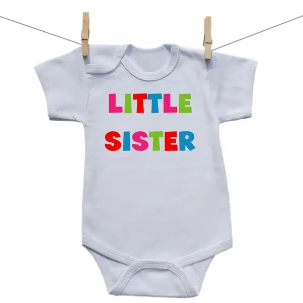 Boodyy Body s krátkym rukávom Little sister 62 (2-4 mesiace)