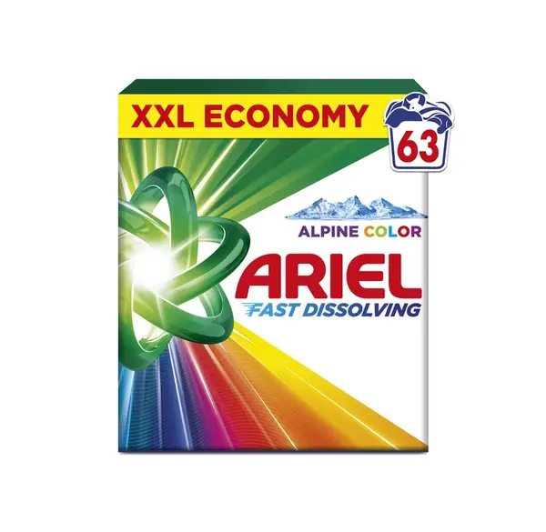 Ariel Color prášok na pranie, 63 praní