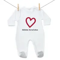 Boodyy Overal Ľúbim bračeka 68 (3-6 mesiacov)