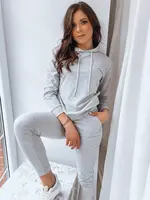 Dámský teplákový souprav MILIAN Barva světle šedá DSTREET