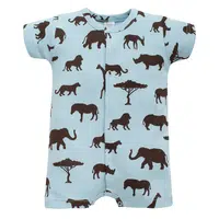 Pinokio Romper Buttoned Safari