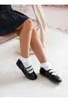Milena Dětské punčocháče s krajkou bílé
