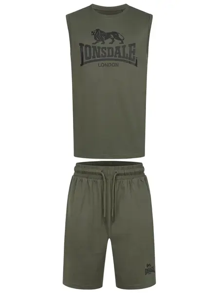 Lonsdale Men's sleeveless t-shirt & shorts set regular fit