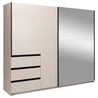 MID.YOU ŠATNÍ SKŘÍŇ S POSUVNÝMI DVEŘM, kašmírová, 250/205/61,5 cm