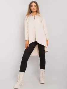 Asymetrická béžová košile