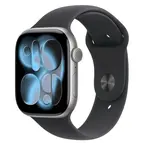 APPLE Watch 11 GPS + Cellular 42mm vesmírně šedý hliník - černý sportovní řemínek - M/L