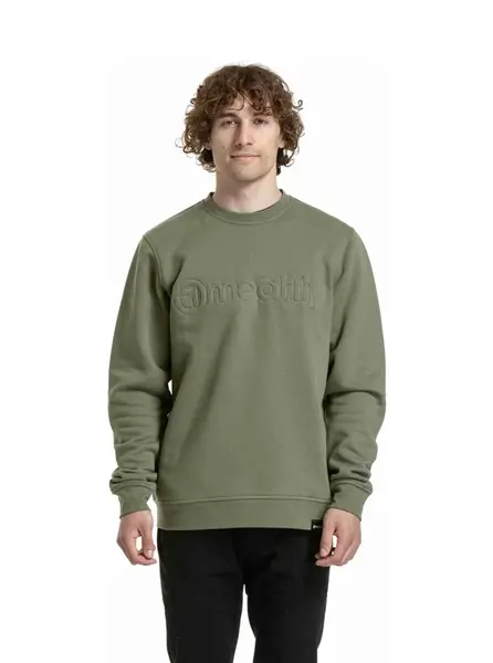 Meatfly pánská mikina Luke Olive | Zelená | Velikost XL