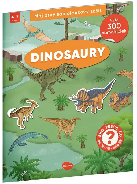 Môj prvý samolepkový zošit - DINOSAURY