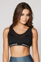 Gym Glamour Podprsenka Fitness Black , černá, XS
