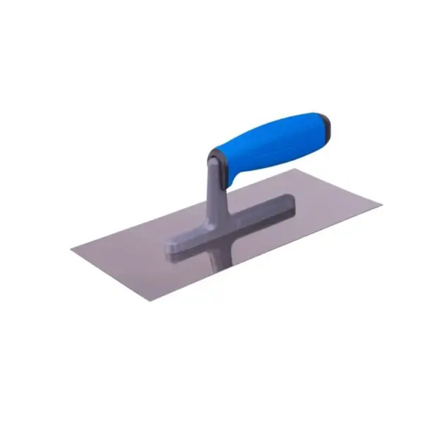 Hladítko nerez hladké, 270 mm, rukojeť gumová s polyamidovou patkou