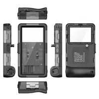 Shellbox IP68 Potápěčské vodotěsné pouzdro pro telefon, 15M/50ft, černé