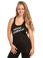 Meatfly dámské tílko Big Shock! White / Black | Černá | Velikost XL