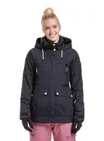 Meatfly dámská SNB & SKI bunda Terra Black | Černá | Velikost XL