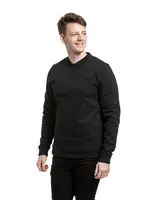 Meatfly pánská mikina Luke Crewneck Black | Černá | Velikost L