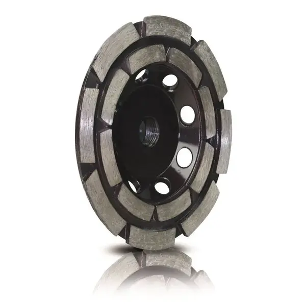 Kotouč diamantový brusný dvouřadý segmentový Ø125 mm x M14