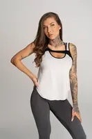 Gym Glamour Tílko bezešvé Deynn Šedé , XS, šedá