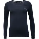 TRIMM BRAVE LADY Dámske tričko s dlhým rukávom, tmavo modrá, veľkosť