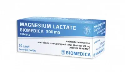Magnesium lactate Biom.500mg por.tbl.nob.50x500mg