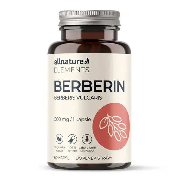 Allnature Berberin Extrakt 500mg cps.60