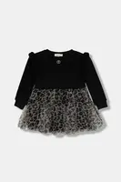 Dívčí šaty Twinset černá barva, mini, 252GB2130