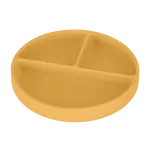 PETITE&MARS Talířek silikonový dělící kulatý Take&Match Intense Ochre 6m+