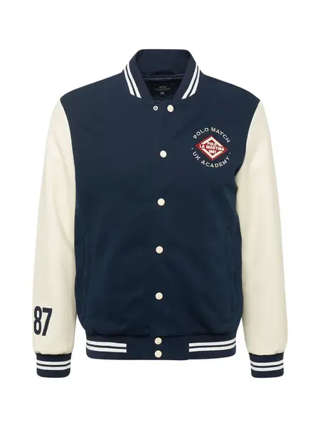 La Martina Prechodná bunda  námornícka modrá / červená / prírodná biela