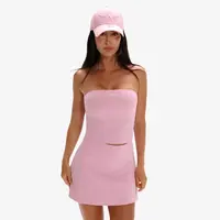 Dámský top exalted elysia bandage růžová m