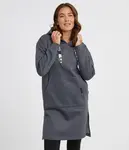 Dámské mikinové šaty cresside sam 73 šedá xs