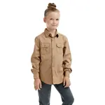 Dětská košile bushman malinalco hnědá 128