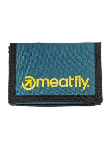 Peněženka meatfly dewey modrá/žlutá one size