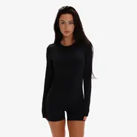 Dámské tričko s dlouhým rukávem exalted flexmotion černá xl