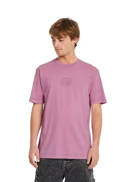 Volcom pánské tričko Handstone Pw Steel Purple | Fialová | Velikost XL | 100% bavlna