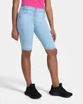 Dámské jeansové šortky kilpi pariva-w světle modrá 34