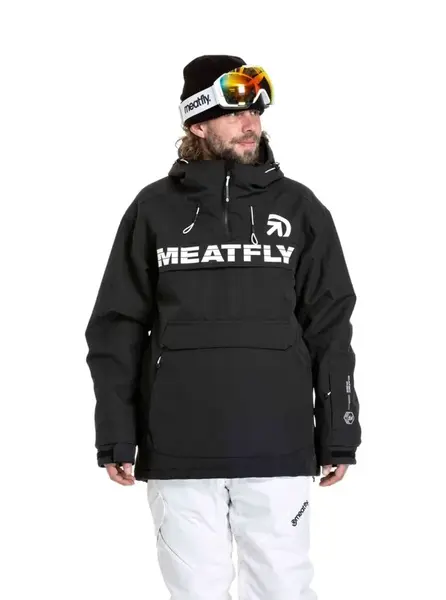 Pánská snb & ski bunda meatfly zenith černá xl