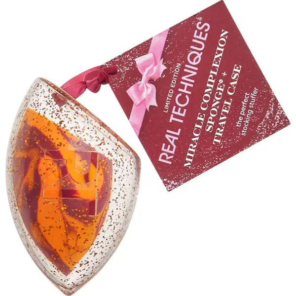 Real Techniques Miracle Complexion Sponge + Travel Case houbička na make-up