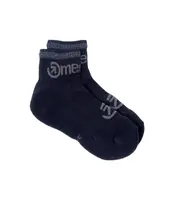 Meatfly ponožky Logo Middle Socks – CO C – Black | Černá | Velikost S