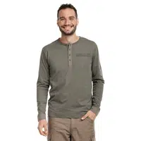 Bushman Pánské tričko Baffin, zelené XXXXL