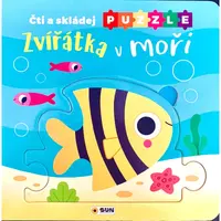 Čti a skládej puzzle - Zvířátka v moři