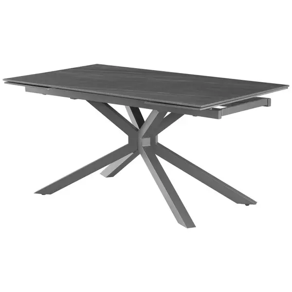 MID.YOU VÝSUVNÝ STŮL, tmavě šedá, 160-240/75/90 cm