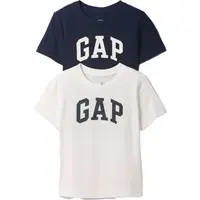 GAP V-BF LOGO TEE 2PK Dětské tričko, tmavě modrá, velikost 2Y