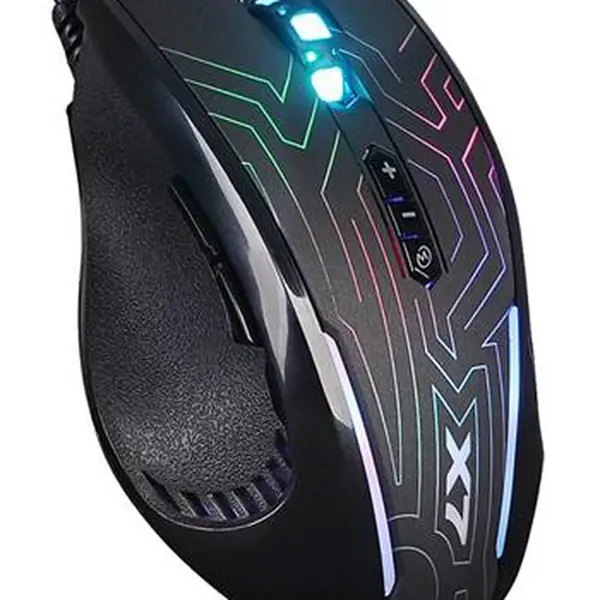 Herní myš A4tech X87 Oscar Neon, USB, černá