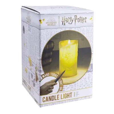 Světlo Harry Potter - svíce s hůlkou