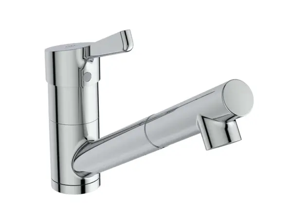 Ideal Standard Ceralife - Drezová batéria s výsuvnou koncovkou, BlueStart, chróm BE249AA