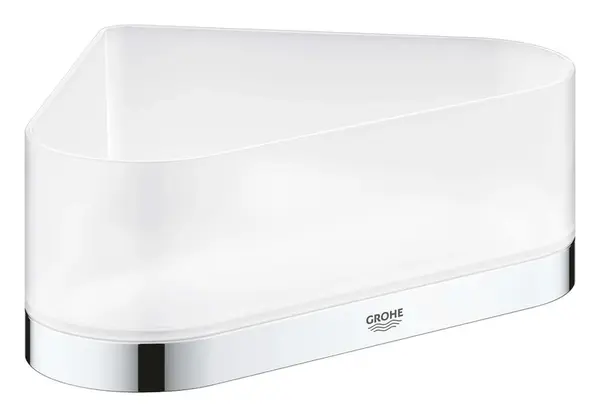 Grohe Selection - Miska do sprchy s držákem, rohová, chrom 41038000