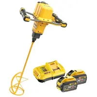 DeWALT Nářadí - 54V AKU stavební míchadlo, 2x aku 9,0 Ah XR, nabíječka DCD240X2