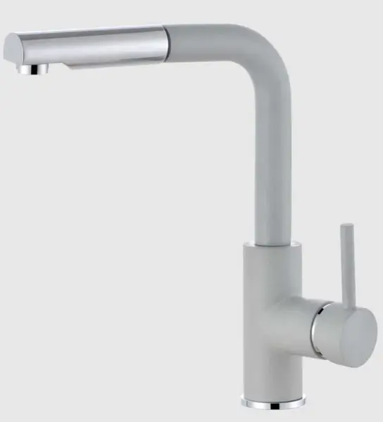 Alveus Siros - Dřezová baterie s výsuvnou koncovkou, concrete/nerez 1129044